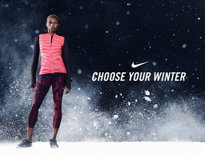Nike - Choose Your Winter campaign moodboard winter