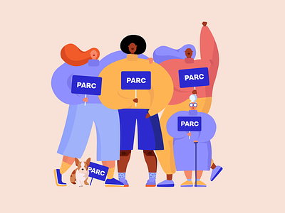 Vote PARC app design friends icon illustration minimal neighbor neighborhood neighbourhood parc right rights team vote voter votes voting