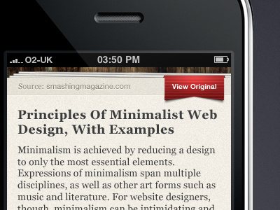 Instapaper UI Re-Design