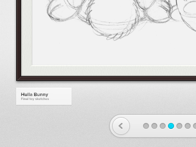 Something for the Hullaba-nauts button frame gallery nav sketch ui