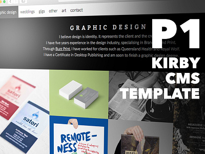 Kirby CMS Template for Photographers