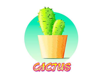 Plant_Cactus branding logo 插图