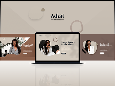 Website Design - Adiat elimostudio landing page design portfolio website ui uidesign user inteface web design website design