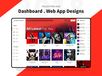 Dashboard Designs - Collection 2018 dashboard design design app elimostudio material design uidesign user inteface web application design