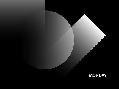 🌚 Monday abstract adobexd concept minimal