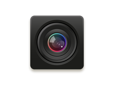 Realistic Camera Icon app design gradient graphic design icon illustration illustrator mobile design ux vector art