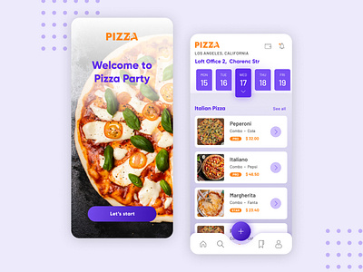 Pizza Delivery App android app app design behance delivery design dribbble ios mobile mobileapp pizza pizzaapp userexperience userinterface