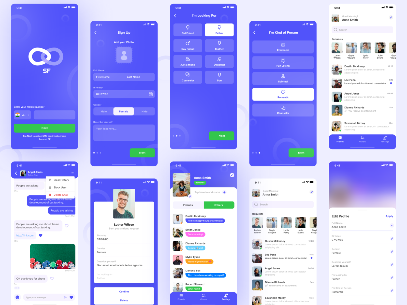 Chat App by Karapet Sargsyan on Dribbble