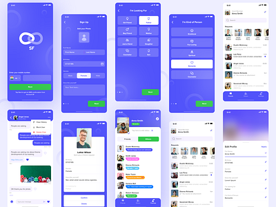 Chat App appdesign behance chatt conversation design design app dribbble figma ios mobile mobileappdesign mobiledesign profile social userinterface