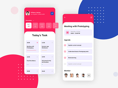Task Manager App 2020 android app behance design designinspiration dribbble interface ios layoutdesign mobile mobileapp mobiledesign ui uidesign uiinspiration uiux userexperience userinterface webdesign
