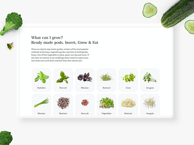 Healthy Food website