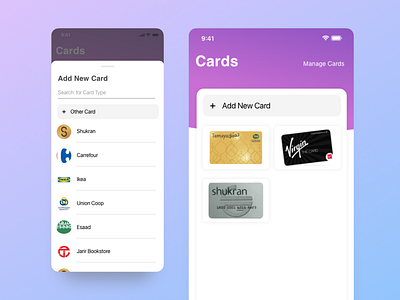 KAS Rewards app design