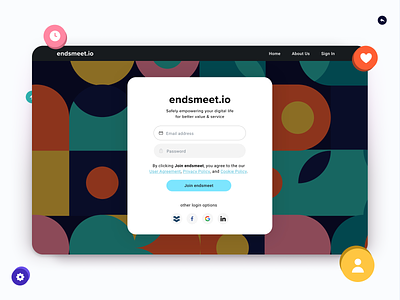 Sign up page concept design adobe xd clean design decentralized app design flat design madewithxd onboarding sign up page sign up ui ui user experience user interface