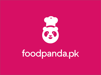 Rebrand Foodpanda.pk Concept brand design chef food business food logo foodpanda graphics design logo logo design online food order logo order online panda