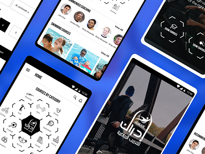 Idraak Mobile App - Hire Professionals adobe xd clean design design flat design mobile app design user experience user interface