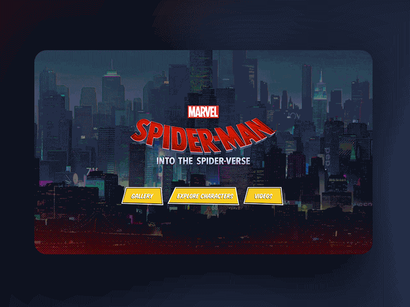 Spiderverse Webdesign website design design ui clean design user interface user experience adobe xd