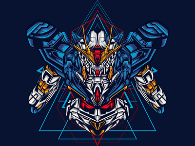 Half Gundam Sacred Geometry