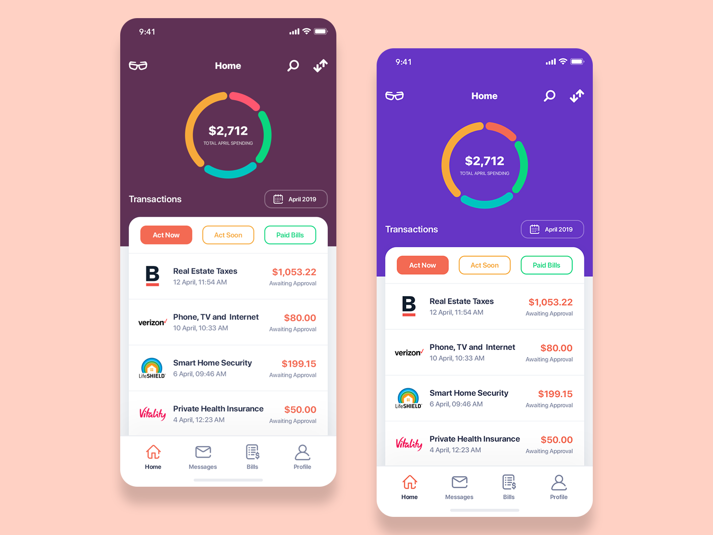 Financial App by Md. Shohel Rana on Dribbble