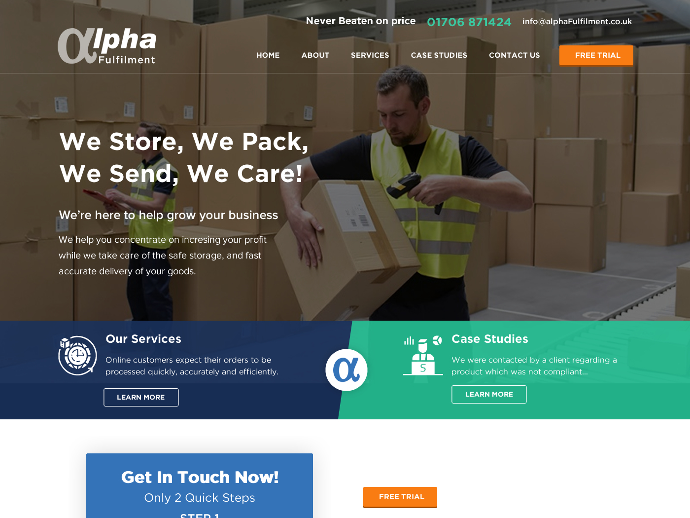 Alpha Rework Website UI/UX Design