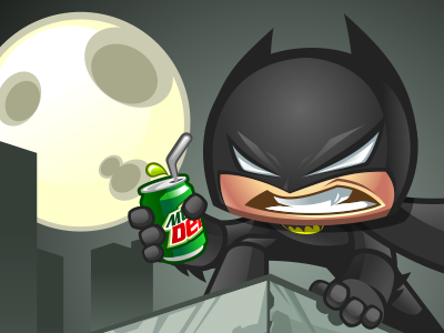 Bats batman cartoon character coreldraw dark knight mascot vector
