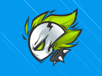 Cartoon Logo Design cartoon logo flames ghost rider mascot design skull spikes vector