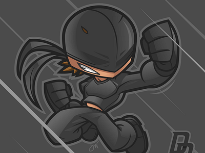 Daredevil comics coreldraw daredevil marvel mascot design vector