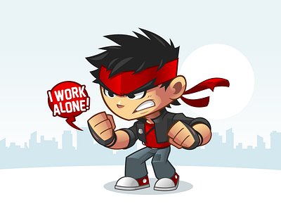 Kung Fury - Fan Art character design fanart kung fury mascot design vector youtube