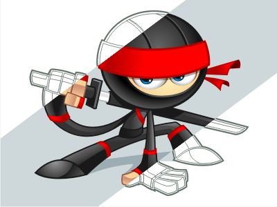 Ninja mascot ninja vector