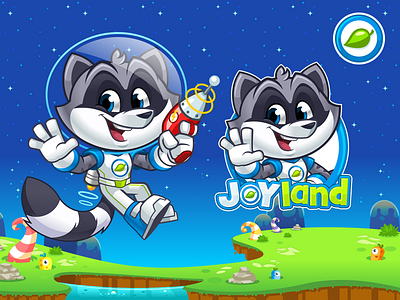 Joyland - Mascot Design, Cartoon Logo And Website Illustrations