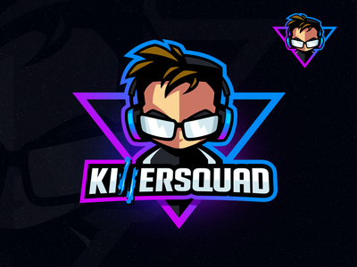 KillerSquad V2.0 | Gamer Logo caricature character design discord esports esports logo favicon gamer logo mascot mascot design mixer playstation twitch