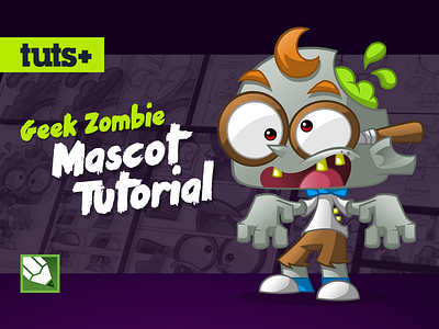Zombie Geek Mascot Design Tutorial