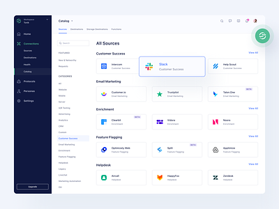 Segment — App Redesign catalog clean dashboard data app design design system evergreen interface product productdesign redesign segment tonik ui user userinterface ux visual web apps website