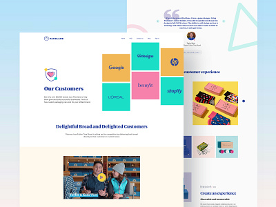 Packlane — Our Customers page clean clients colorful components customers design interface landing landingpage lp package product typography ui ux visual web web design webdesign website
