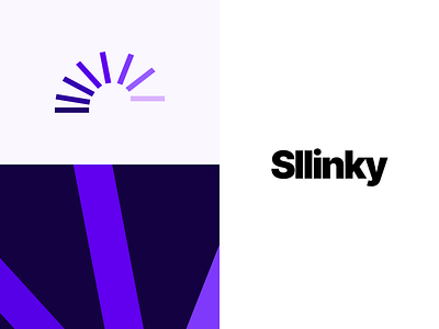 Share links in a blink with Sllinky colors design interface link links logo minimal purple sharing slinky sllinky