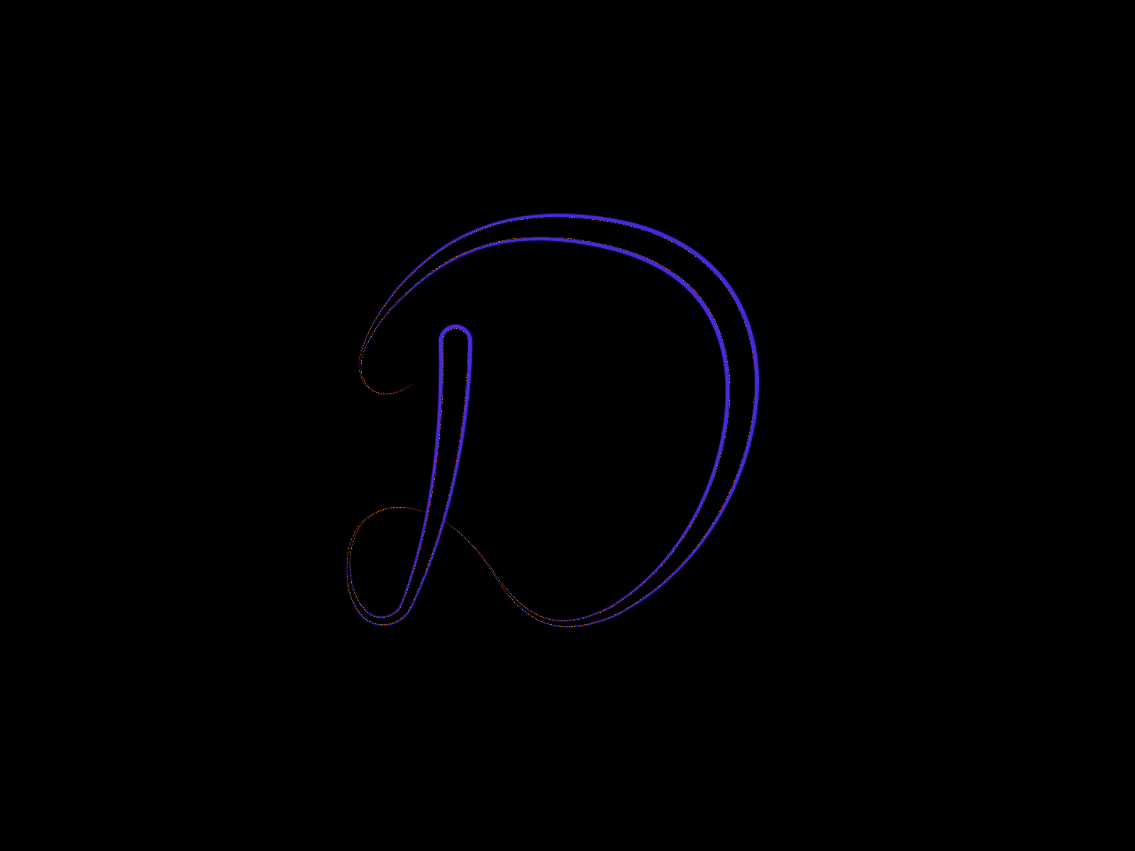 D, As I write it (sometimes!) adobe illustrator animation design illustration minimal typography