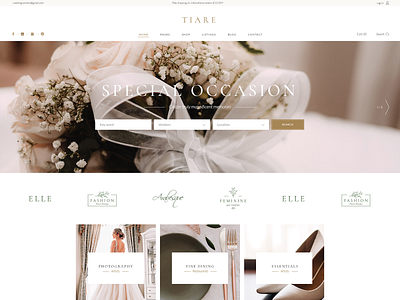 Tiare - Wedding Vendor Directory Theme