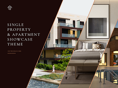 Hendon - Single Property Theme apartment elegant home property reisdence residental showcase uiux web design website mockup wordpress