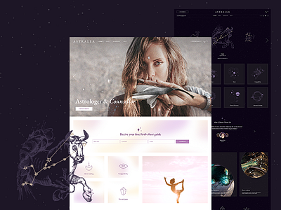 Astralla - Horoscope and Astrology Theme