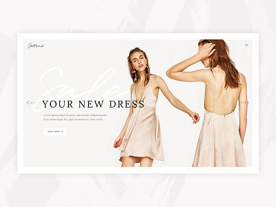 Satiné clean elegant fashion mockup shop style website wordpress