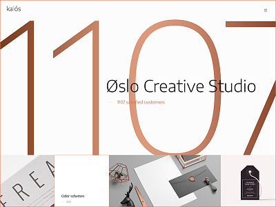 Kalós agency business clean concept creative designer freelancer minimal packaging portfolio shop studio webstite mockup wordpress