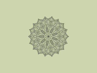 Mandala amaziograph design illustration mandala vector