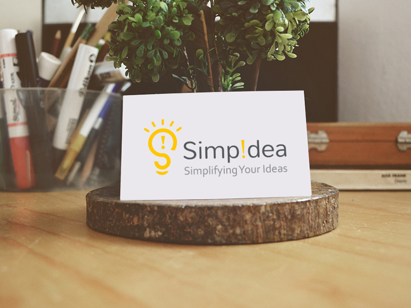 Simpidea logo design branding simple idea logo