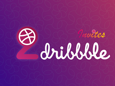 2 Dribbble invites card illustrator invites ui