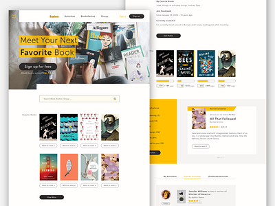 Book app redesign - visual design practice