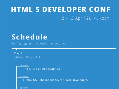 HTML 5 Developer Conference cochin conference devconf developer conference html html5 india kerala kochi