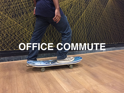Office Commute commute office skateboard