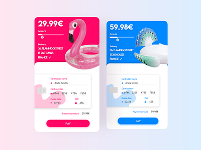 Credit Card Form | Daily UI #002 buoy credit card credit card form dailyui flamingo payment payment form ui uxdesign uxui