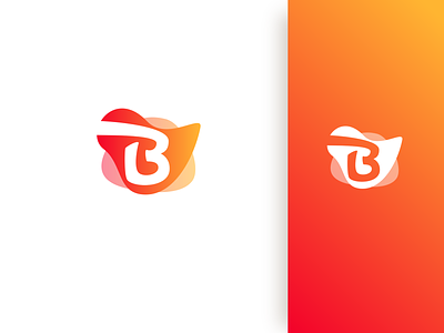 Logo B b logo degraded inkscape logo logotype vector