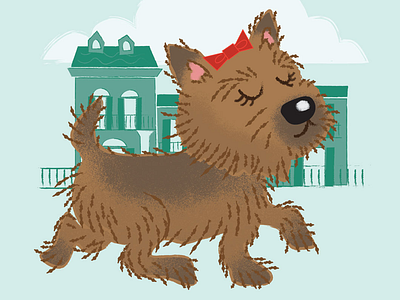 Children’s book illustration childrens book dog kidlit new orleans