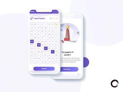 Concept Math Puzzle Game app design learning app mathematics maths typography ui uidesign uidesigner ux ux ui design
